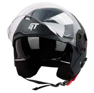 Steelbird GT Dashing ISI Certified Open Face Helmet for Men and Women